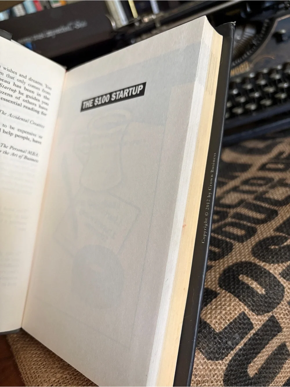 Guillebeau - “The $100 Startup” book